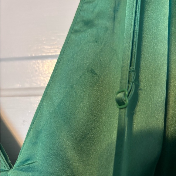 Abercrombie Giselle pleated cutout maxi dress sz L - Picture 5 of 6